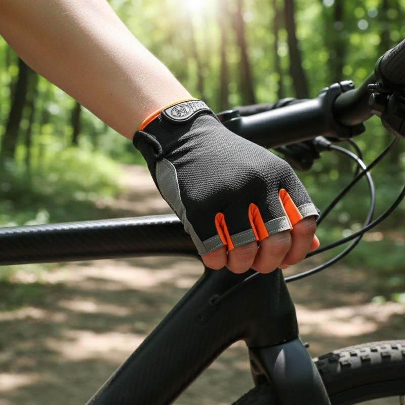 Cycling Glove Padded - Half Finger Cycling Gloves Men Women