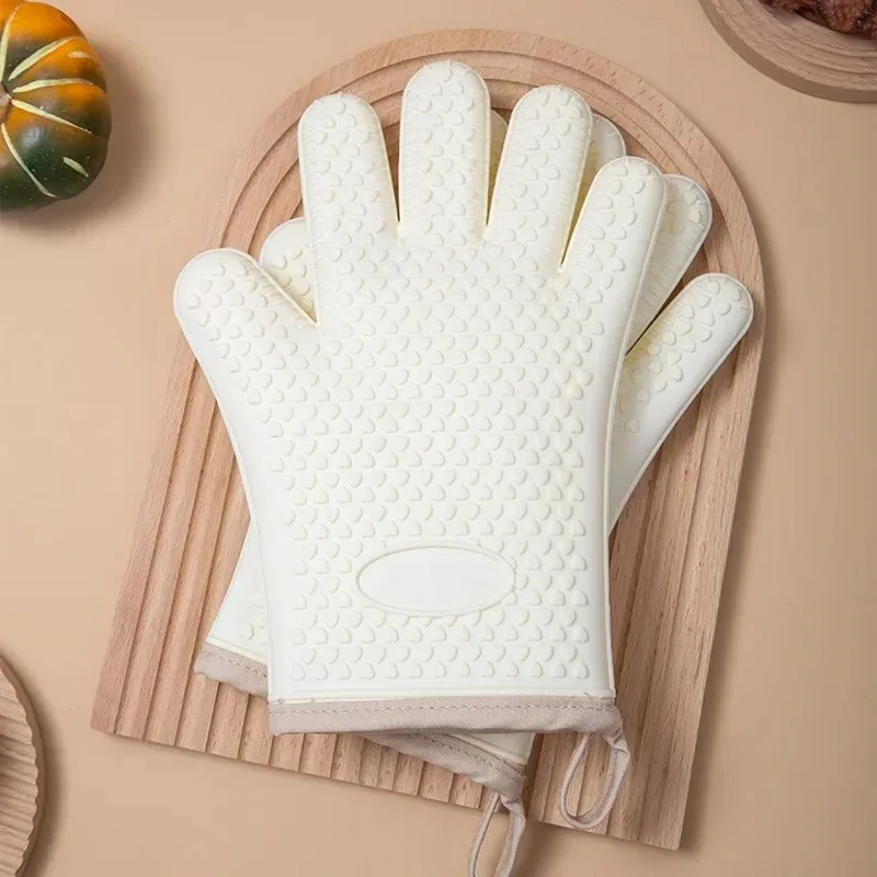 Oven Mitt Silicone - 1 Piece Anti-Heat Hand Cover, Heat-Insulating