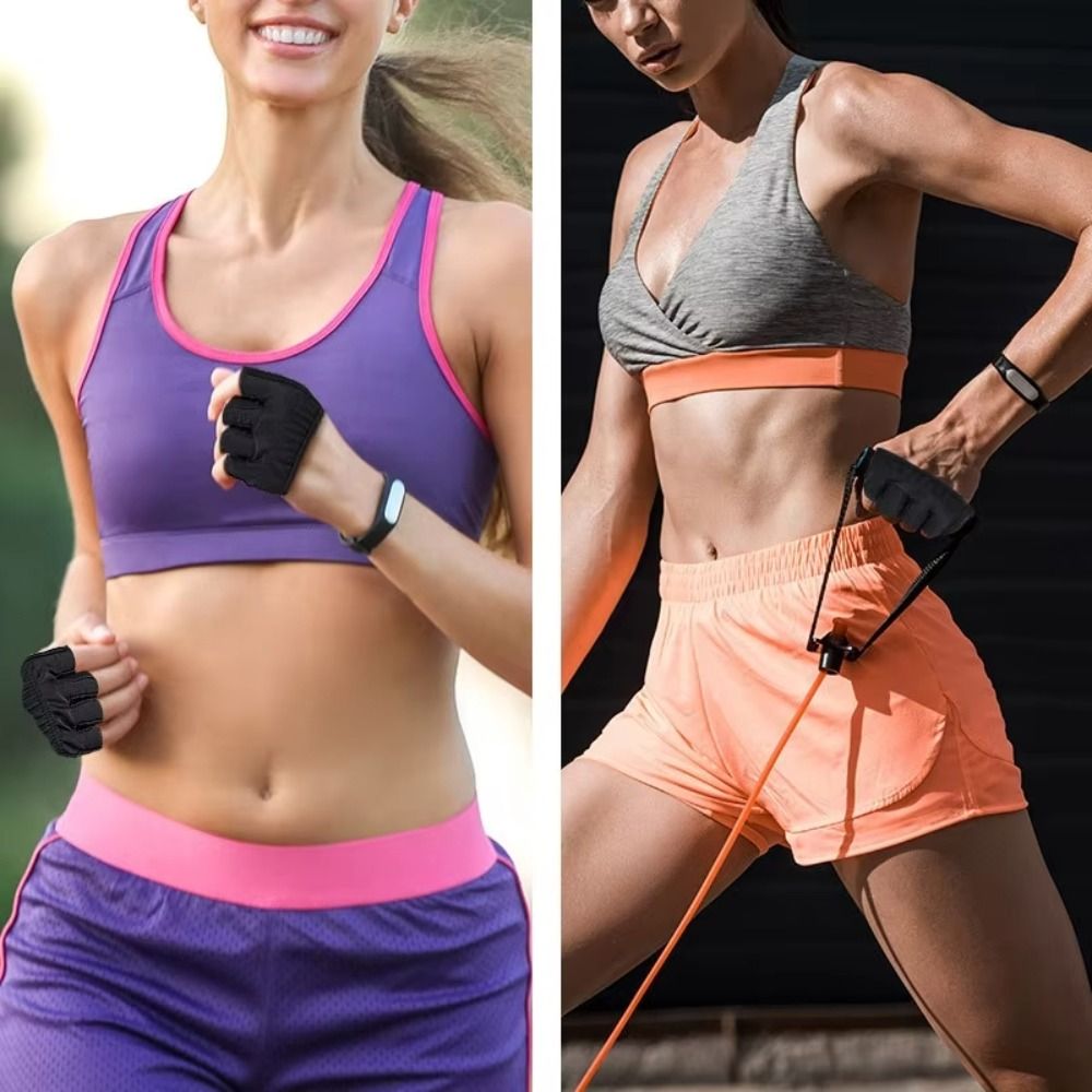 1 pair Breathable Gym Half Fin - Workout Glove Gym ulasan dan harga