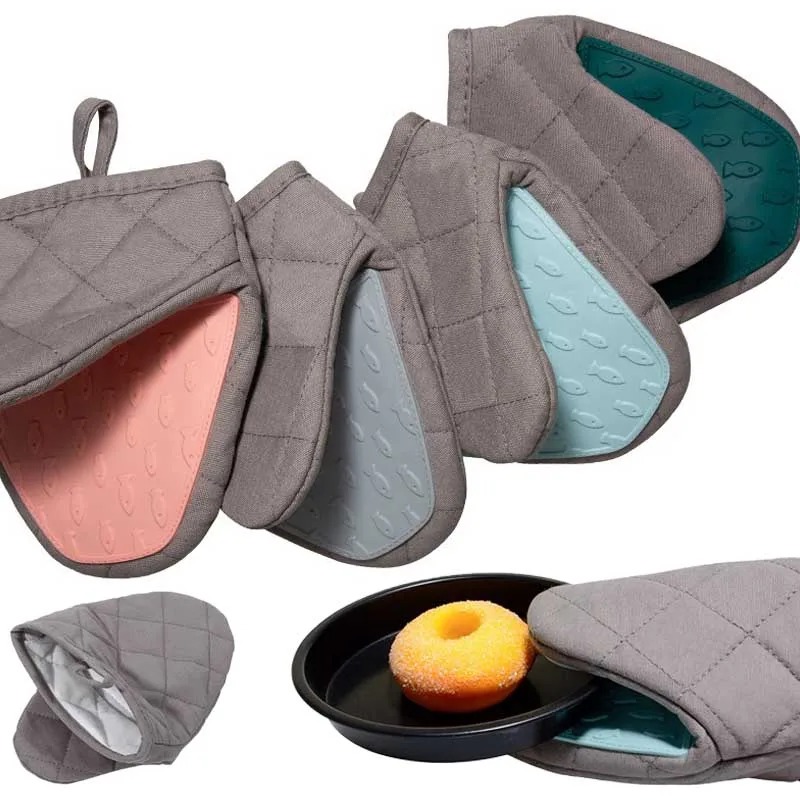 1PC Silicone Anti-scalding Ove - Oven Mitt Silicone ulasan dan harga