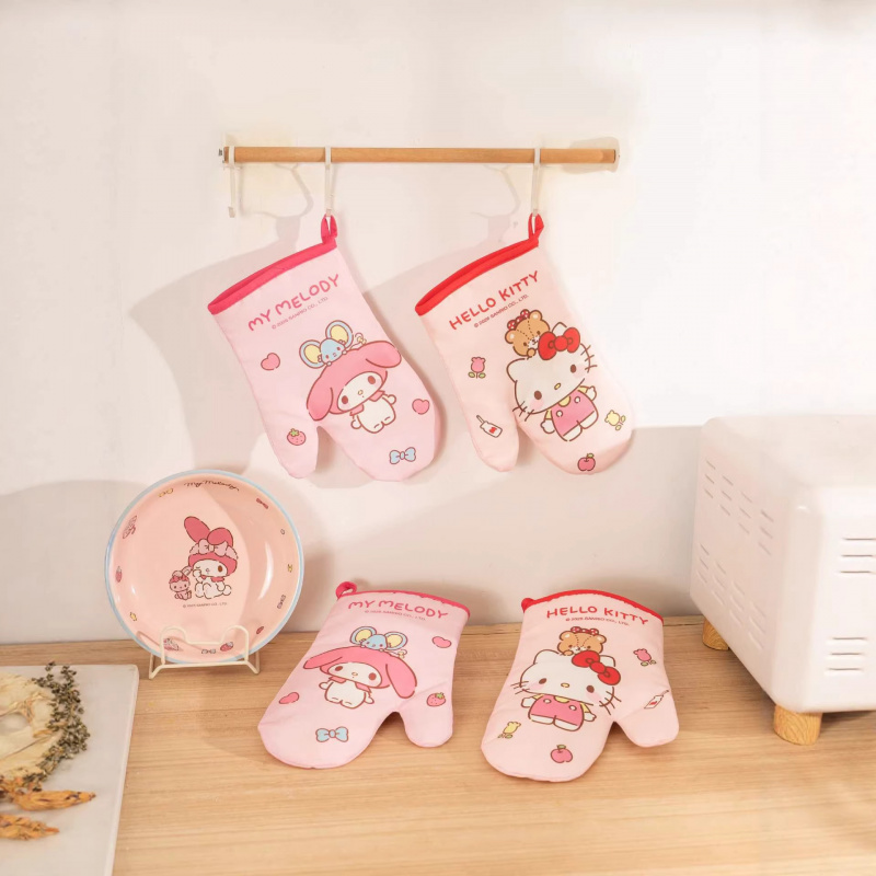 Hello Kitty Kuromi Silicone Gl - Oven Mitt Silicone ulasan dan harga