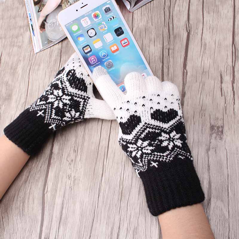 Women Knitted Gloves Magic Tou - Magic Touch Glove ulasan dan harga