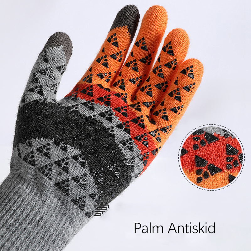 Unisex Winter Warm Knit Gloves - Winter Glove Insulated ulasan dan harga