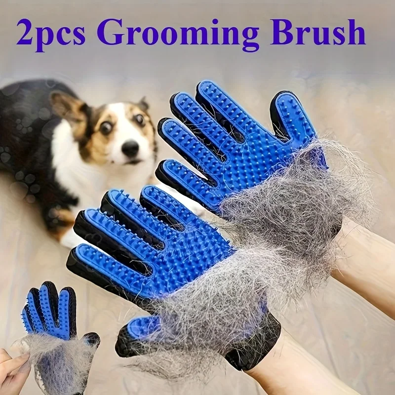 Pet Gloves Cat Grooming Gloves - Rubber Glove Cleaning ulasan dan harga