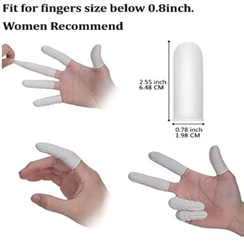 Disposable Latex Finger Cots P - Latex Disposable Glove ulasan dan harga