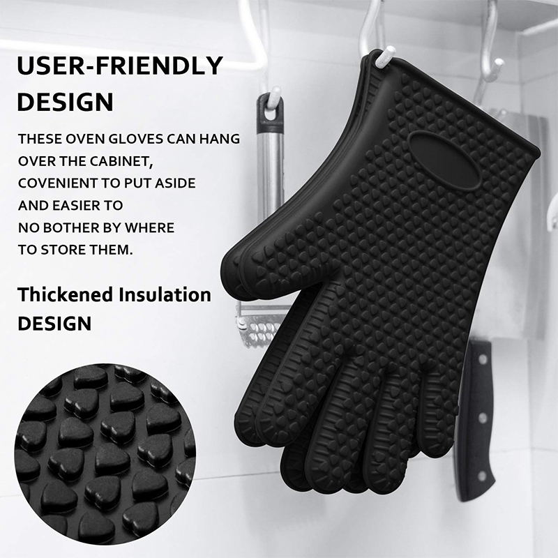 1/2Pcs Oven Mitts Baking Glove - Rubber Glove Cleaning ulasan dan harga