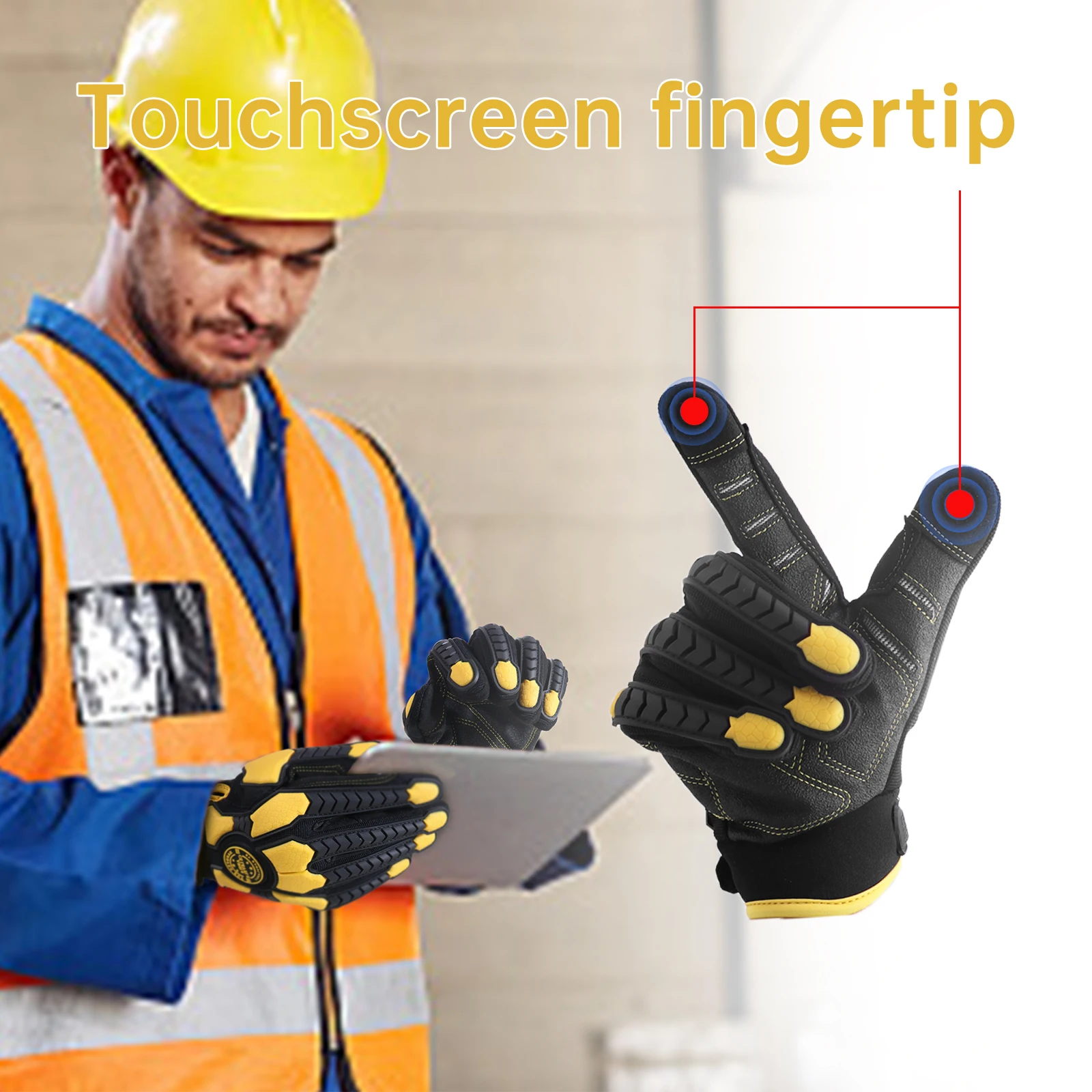 Heavy Duty Work Gloves, Cut 6  - Work Glove Impact ulasan dan harga