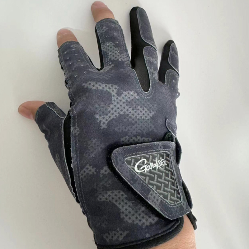 Gamakatsu Fishing Gloves Anti- - Cycling Glove Padded ulasan dan harga