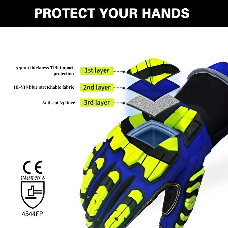 XYEHS ANSI CUT A5 Rescue Extri - Work Glove Impact ulasan dan harga