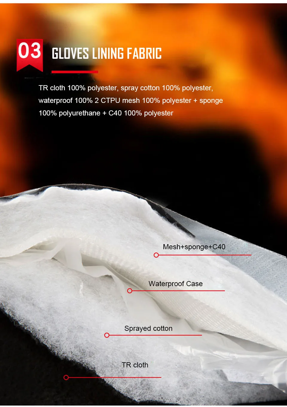 Winter Gloves 3M Cotton Heatin - Winter Glove Insulated ulasan dan harga