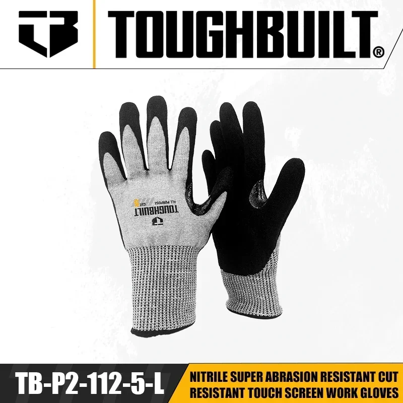 TOUGHBUILT TB-P2-112-5-L/S/M N - Nitrile Mechanic Glove ulasan dan harga