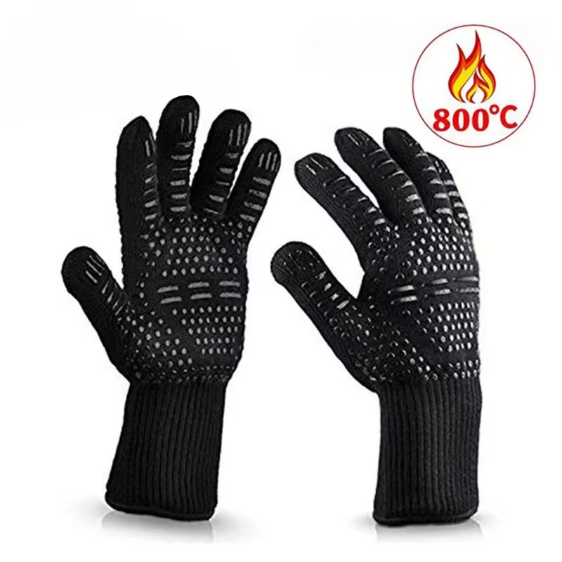 One Piece BBQ Gloves High Temp - Oven Mitt Silicone ulasan dan harga