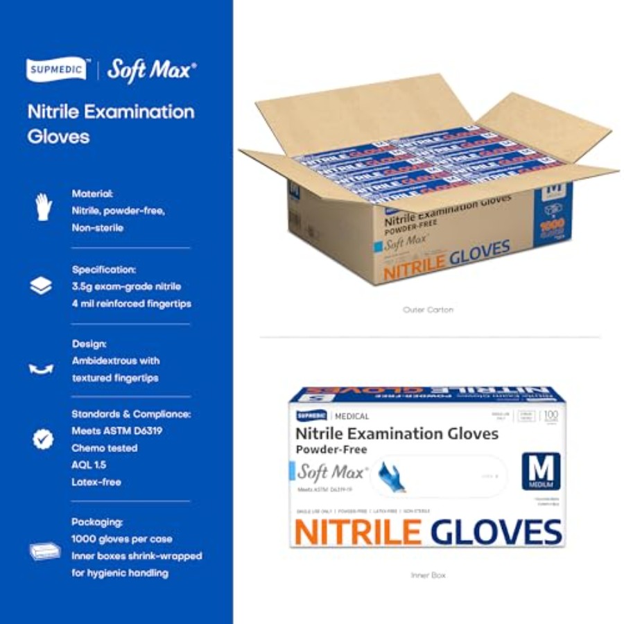 Medical Soft Max™ Nitrile Exam - Exam Glove Nitrile ulasan dan harga