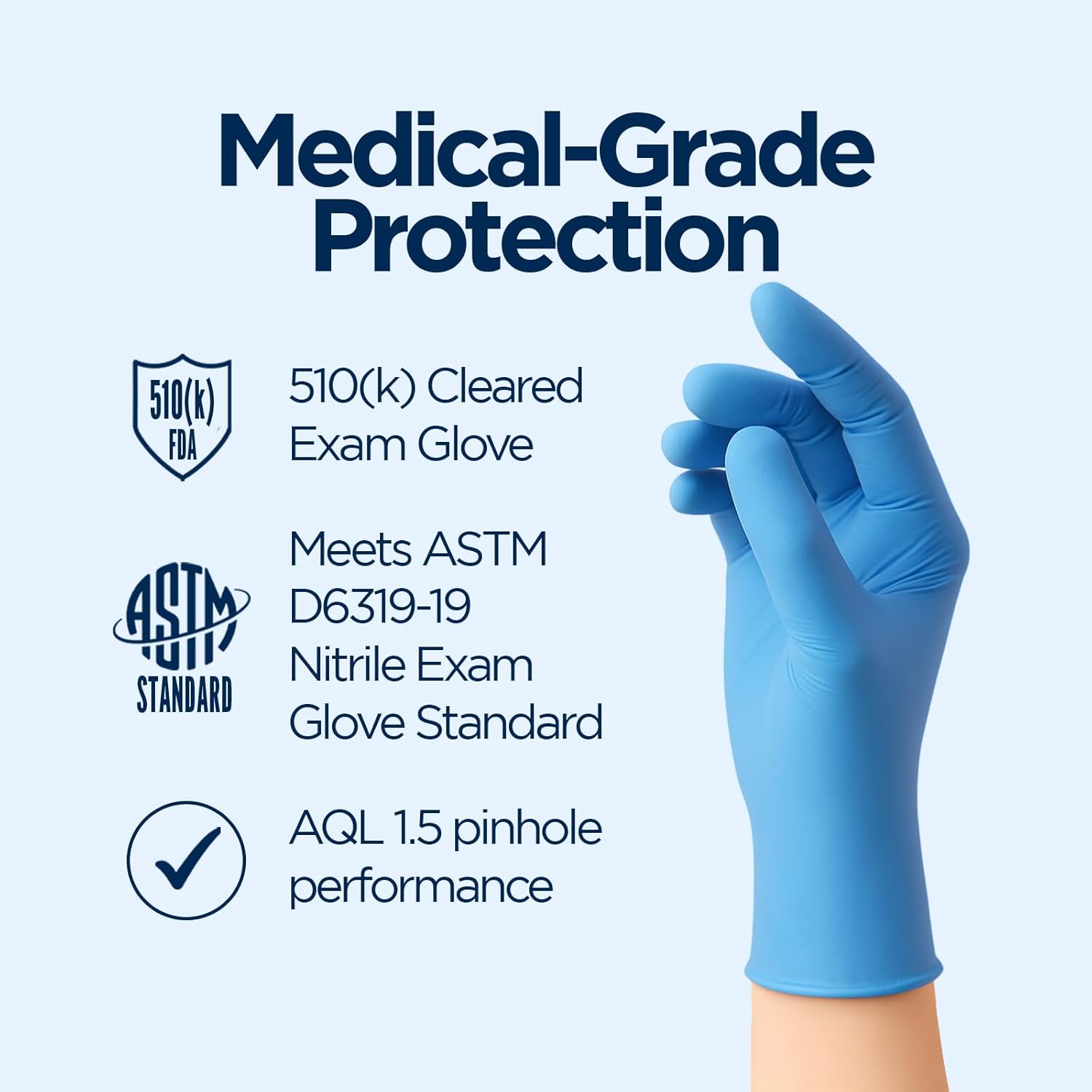 Medical-Grade Nitrile Exam Glo - Exam Glove Nitrile ulasan dan harga