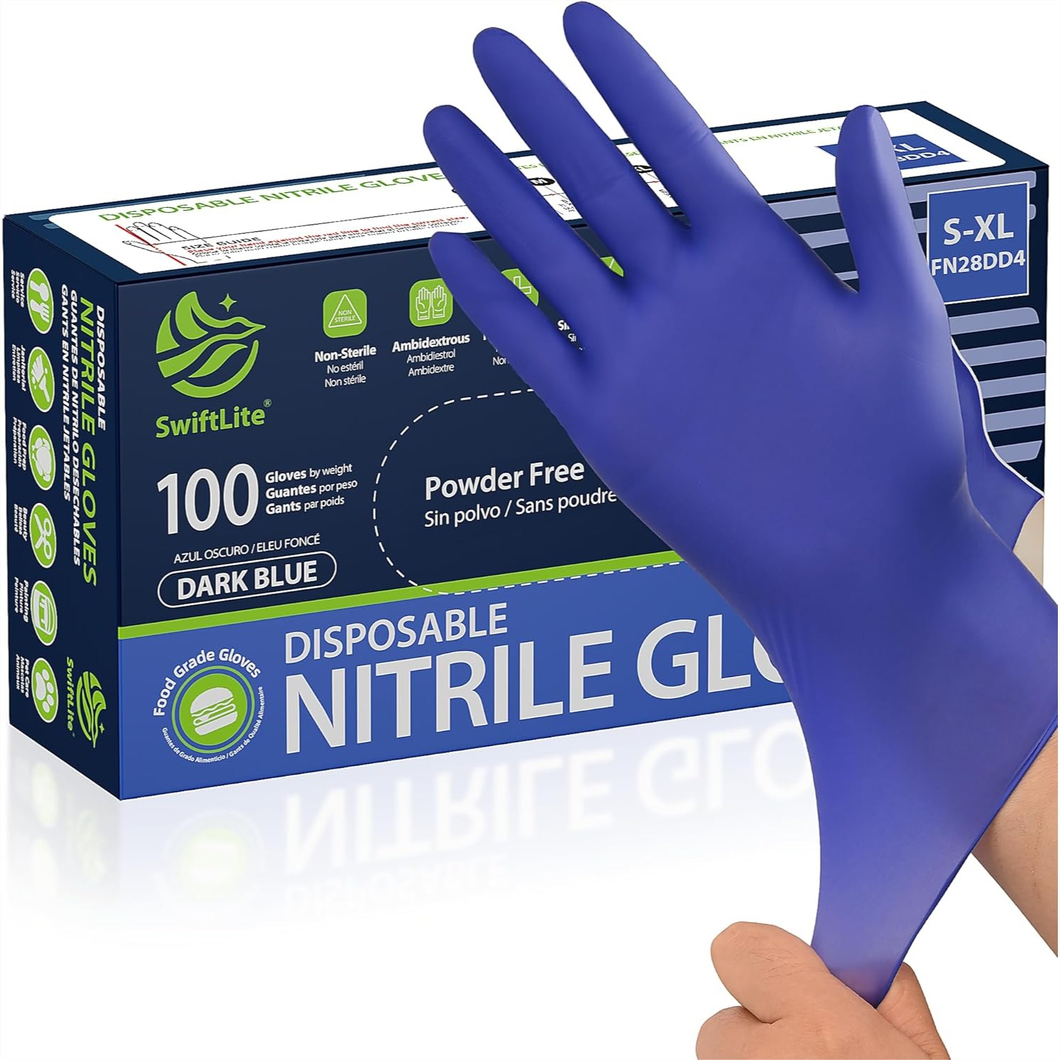 Disposable Nitrile Gloves for  - Rubber Glove Cleaning ulasan dan harga