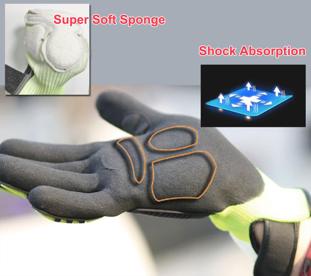 NMSafety High Quality Gloves S - Work Glove Impact ulasan dan harga