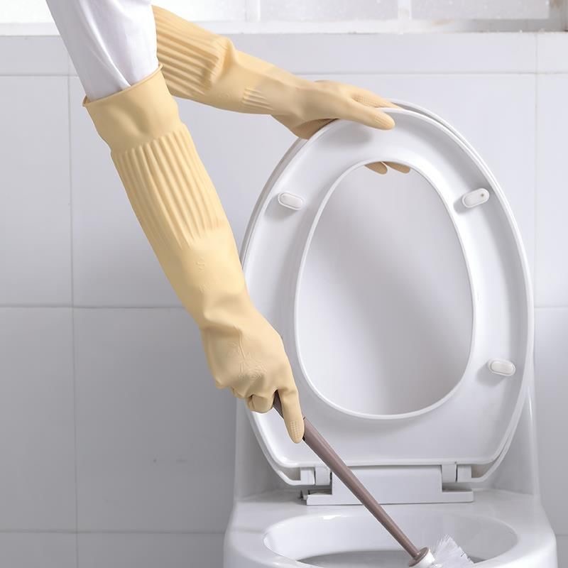 Long Reusable Rubber Dishwashi - Dish Glove Rubber ulasan dan harga