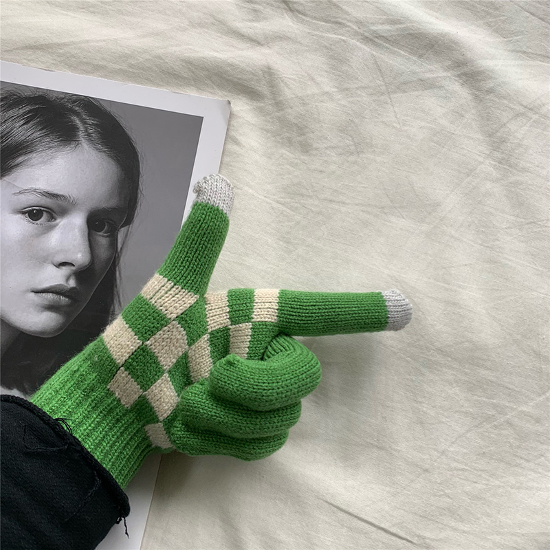 Winter Elastic Knitting Gloves - Magic Touch Glove ulasan dan harga