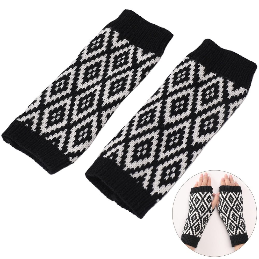Fingerless Wrist Gloves Fashio - Fingerless Glove Knit ulasan dan harga