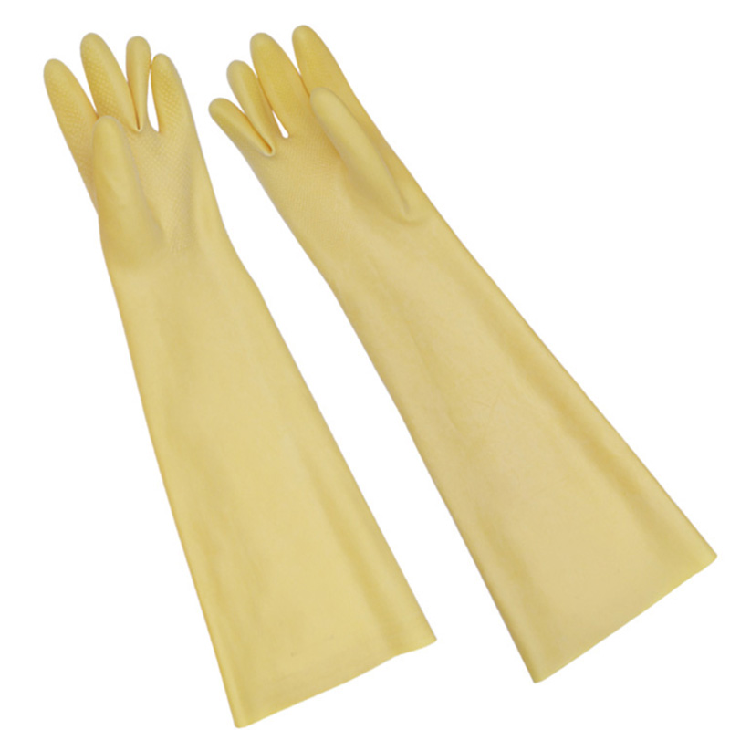 Long Rubber Thick Latex Cleani - Dish Glove Rubber ulasan dan harga