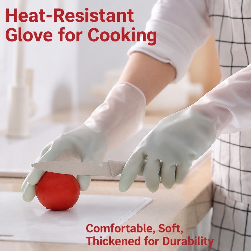 PVC Double Color Dishwashing G - Dish Glove Rubber ulasan dan harga