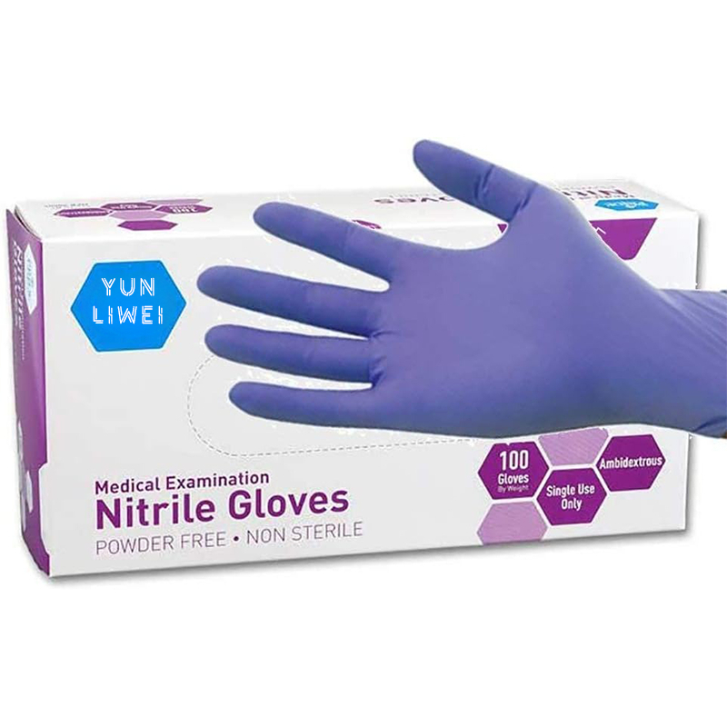Soft Max Purple Nitrile Gloves - Exam Glove Nitrile ulasan dan harga
