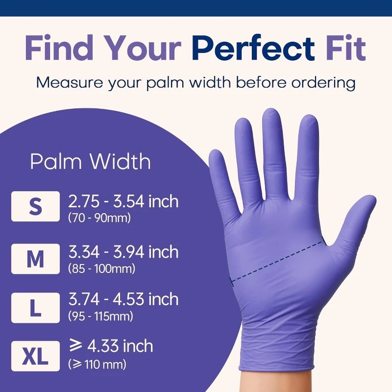 Soft Max Purple Nitrile Gloves - Exam Glove Nitrile ulasan dan harga