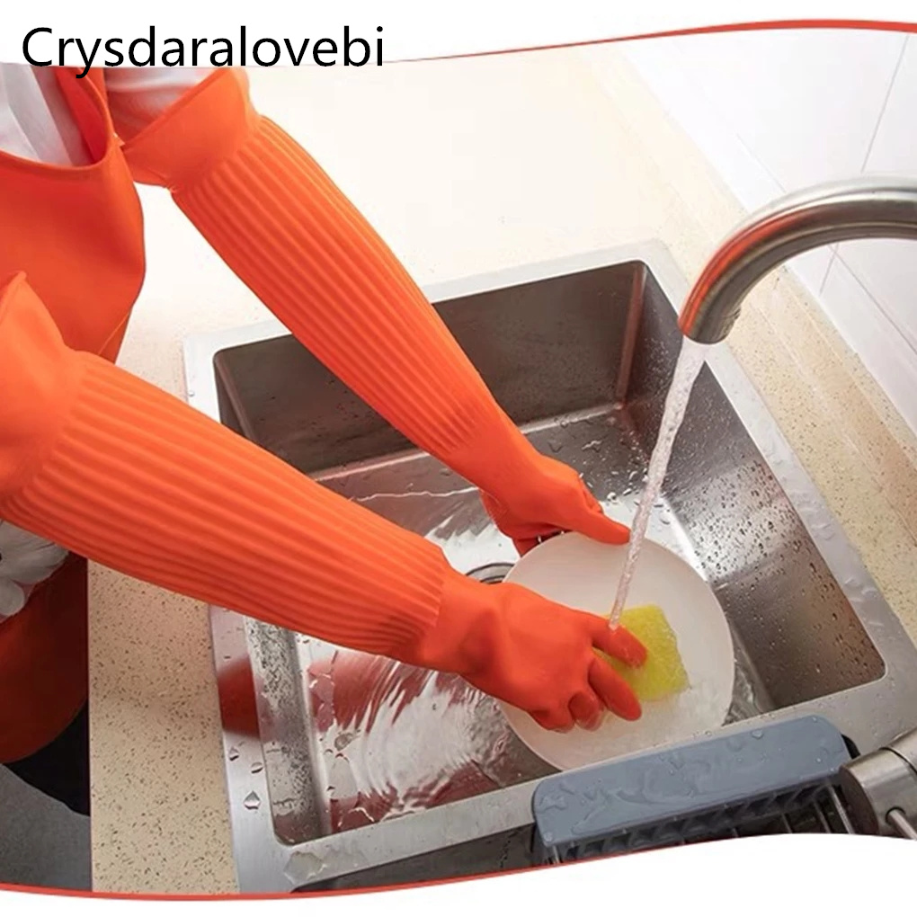 45/55cm Waterproof Household G - Rubber Glove Cleaning ulasan dan harga