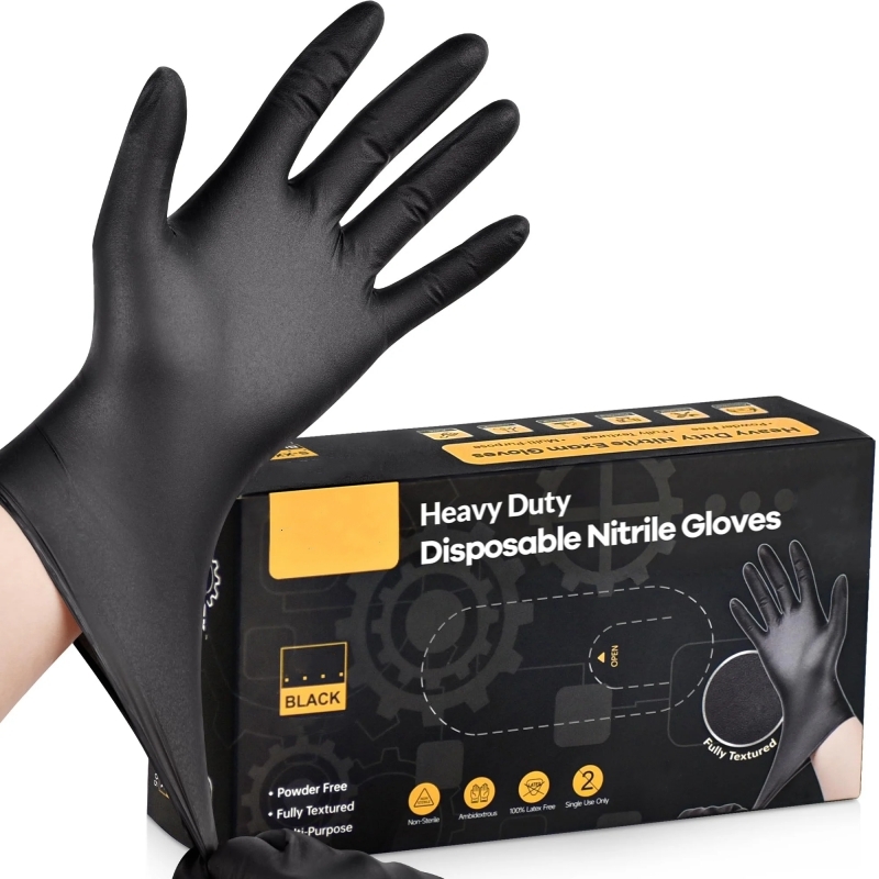 20PCS Black Disposable Nitrile - Nitrile Mechanic Glove ulasan dan harga