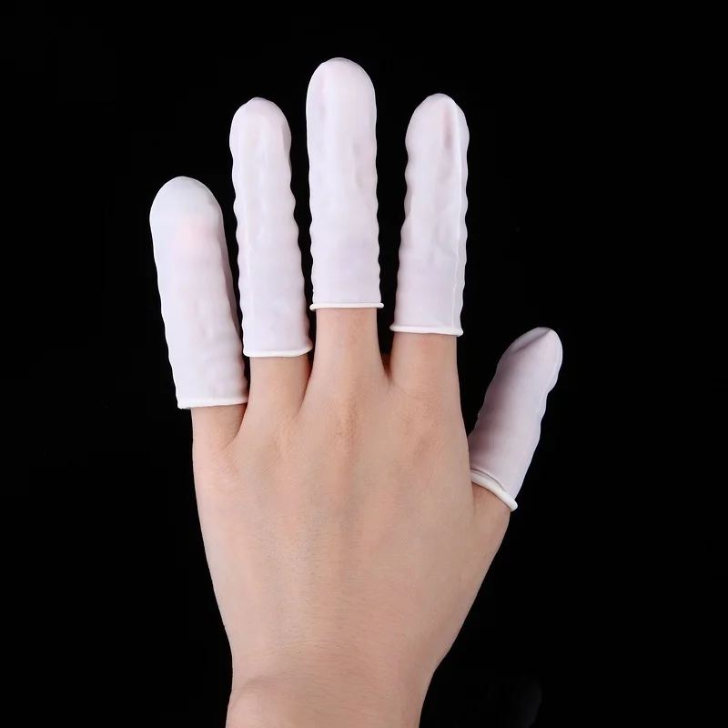 100Pcs Disposable Latex Finger - Latex Disposable Glove ulasan dan harga