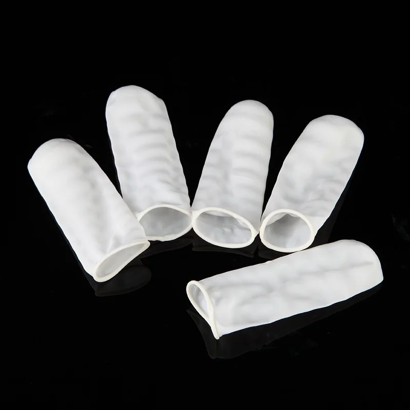 100Pcs Disposable Latex Finger - Latex Disposable Glove ulasan dan harga