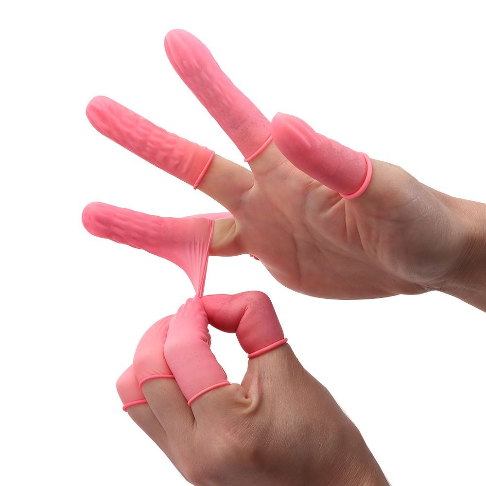 100PCS Disposable Finger Cover - Latex Disposable Glove ulasan dan harga