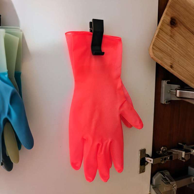 Kitchen Bathroom Wall Hanging  - Rubber Glove Cleaning ulasan dan harga