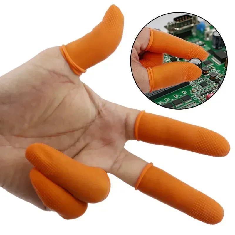 100/10PCS Disposable Finger Co - Latex Disposable Glove ulasan dan harga