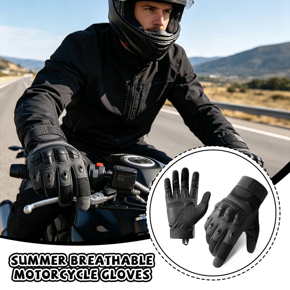 Summer Motorcycle Gloves Full  - Motorcycle Glove Knuckle ulasan dan harga