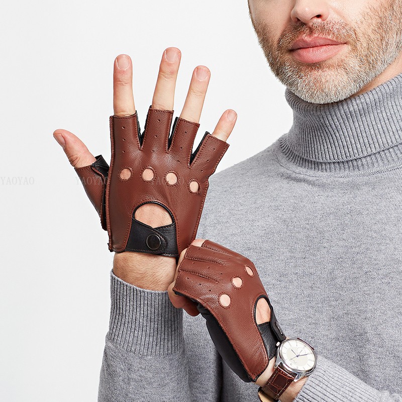 Spring Male100% Pure Real Leat - Leather Driving Glove ulasan dan harga
