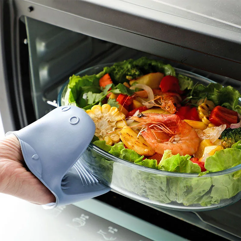 Thickened High-Temperature Res - Oven Mitt Silicone ulasan dan harga