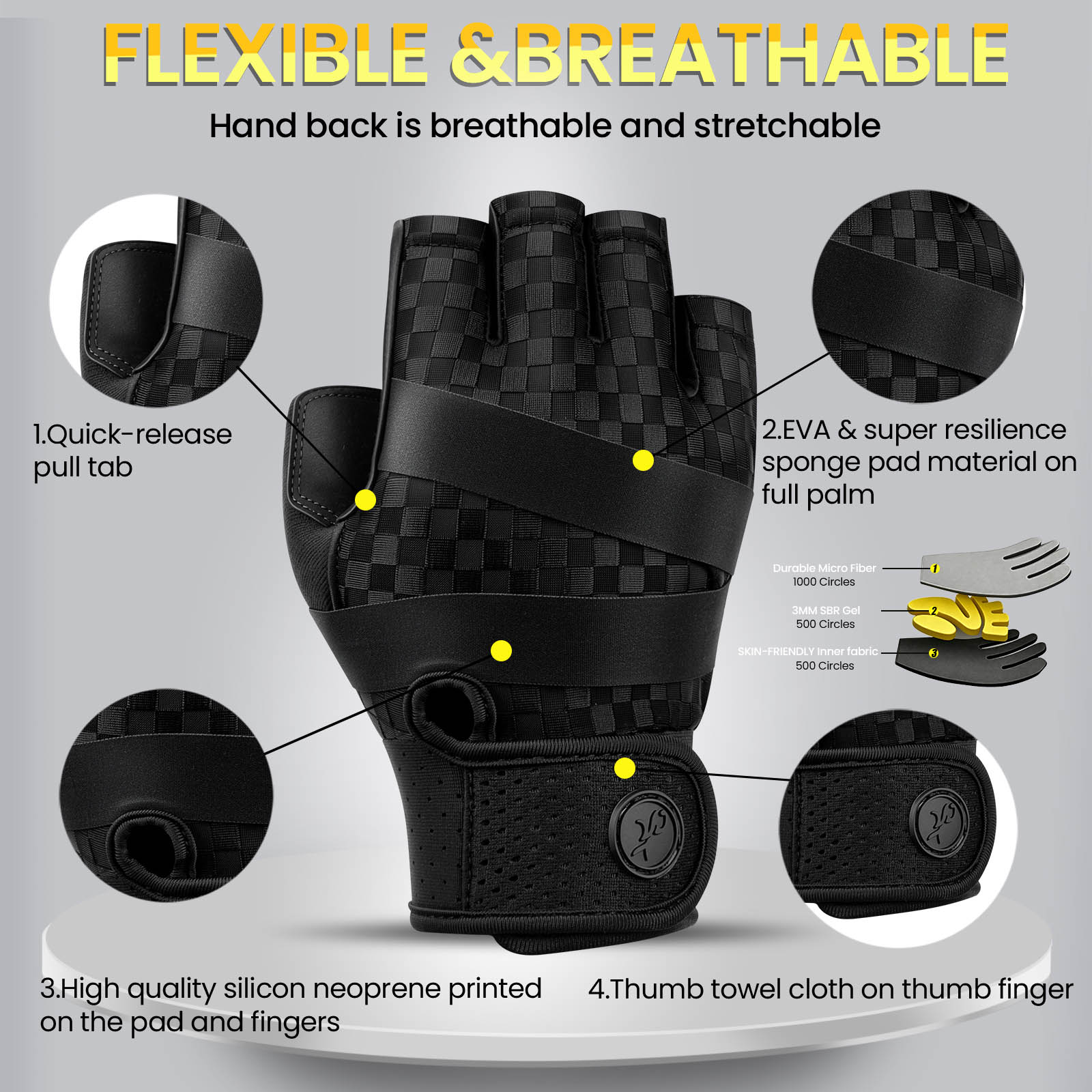 Gym Gloves for Men Sports Mult - Workout Glove Gym ulasan dan harga