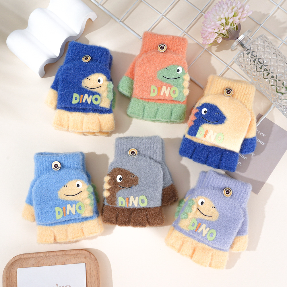 Winter Knitting Cute Dinosaur  - Winter Glove Insulated ulasan dan harga