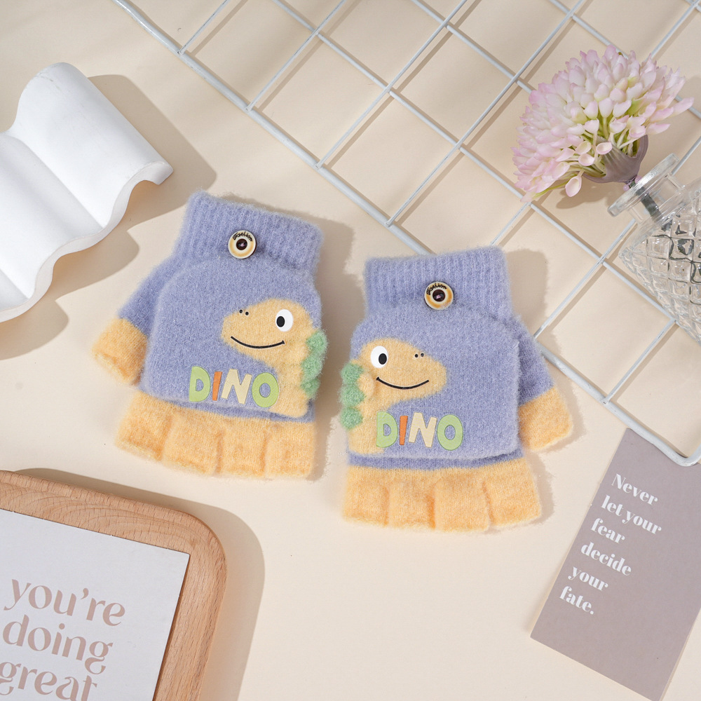 Winter Knitting Cute Dinosaur  - Winter Glove Insulated ulasan dan harga