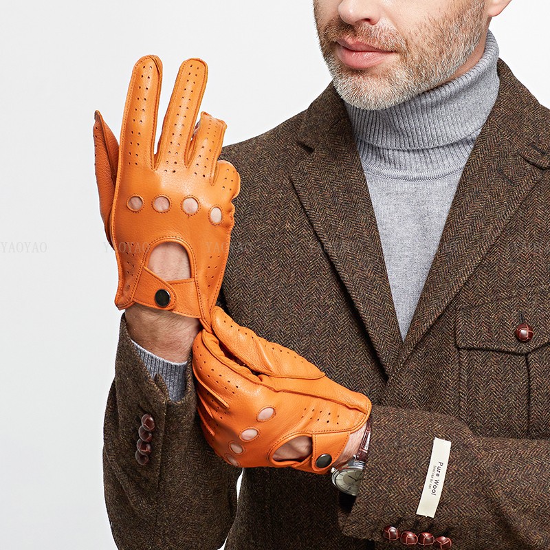 Fashion Accessories Male Sprin - Leather Driving Glove ulasan dan harga
