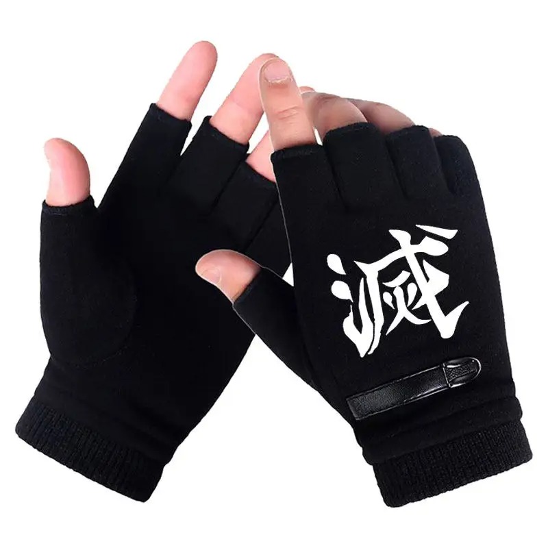 Anime Demon Slayer Student Hal - Fingerless Glove Knit ulasan dan harga