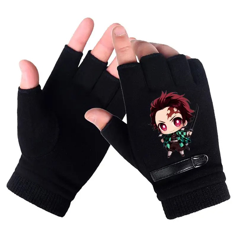 Anime Demon Slayer Student Hal - Fingerless Glove Knit ulasan dan harga