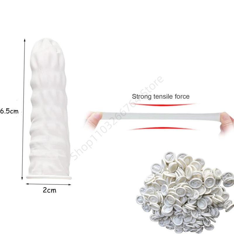 100Pcs Disposable Fingertips P - Latex Disposable Glove ulasan dan harga