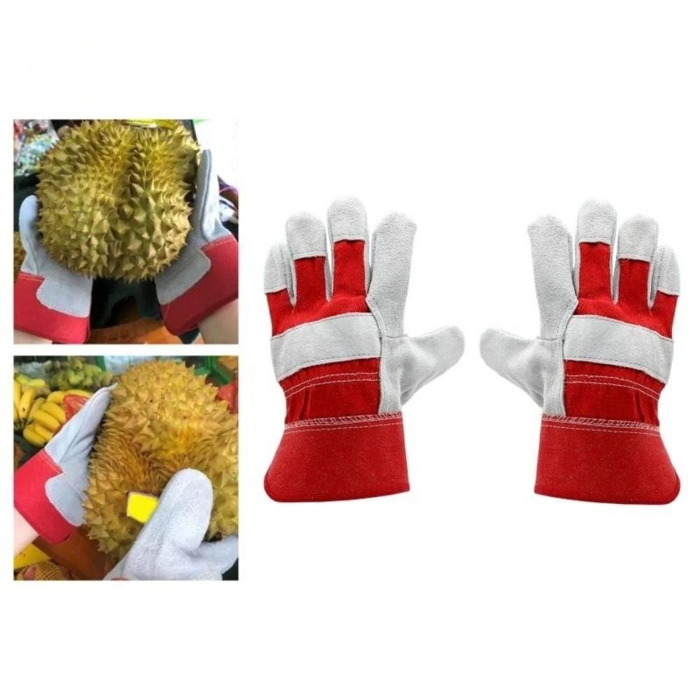 Cowhide Leather Gardening Glov - Cut Resistant Glove ulasan dan harga
