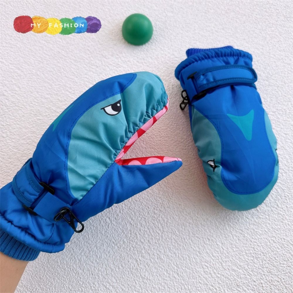 Cartoon Children Ski Gloves Wa - Ski Glove Waterproof ulasan dan harga