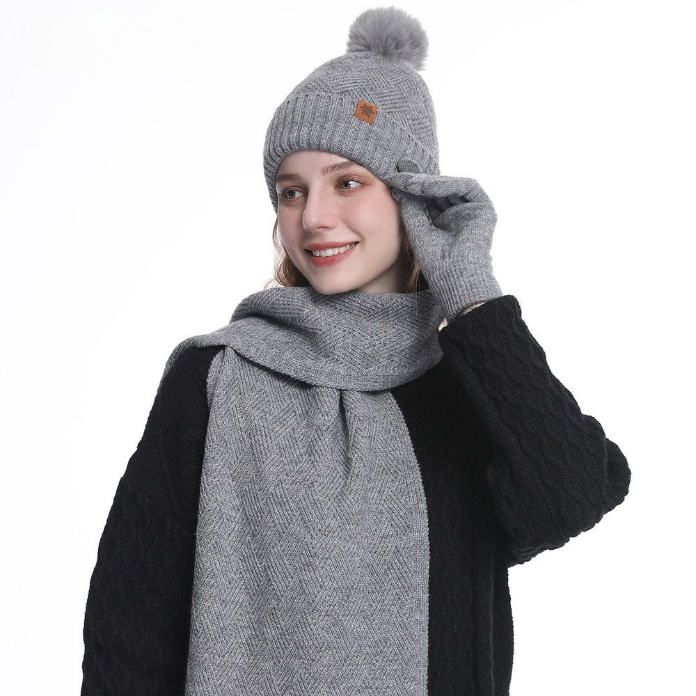 Winter Men's Women's Outdoor W - Wool Glove Lined ulasan dan harga
