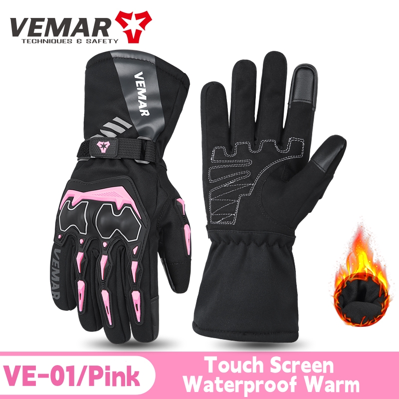 VE-01 Waterproof Winter Motorc - Winter Glove Insulated ulasan dan harga
