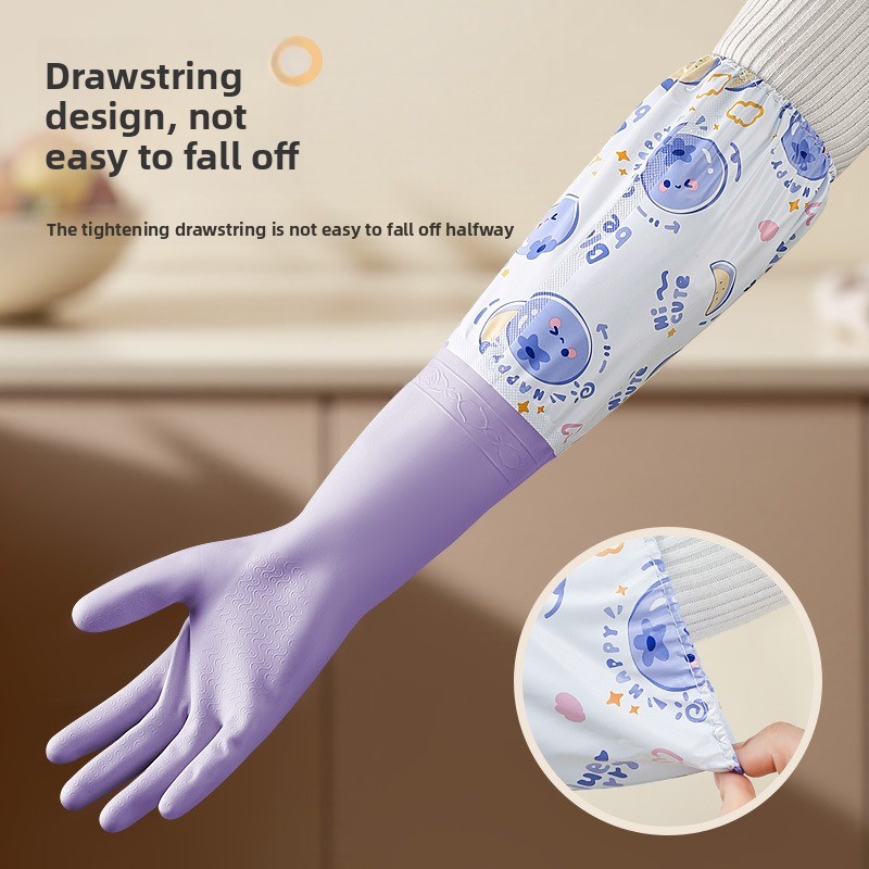 Winter Warm Waterproof Dishwas - Dish Glove Rubber ulasan dan harga