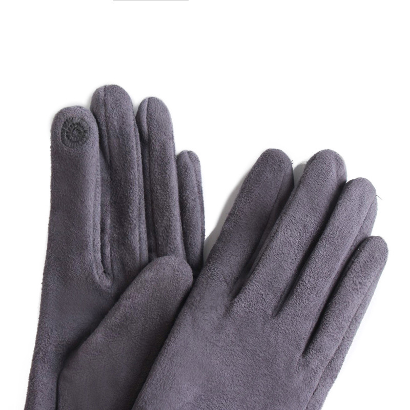 Winter Female Suede Leather Bo - Leather Driving Glove ulasan dan harga